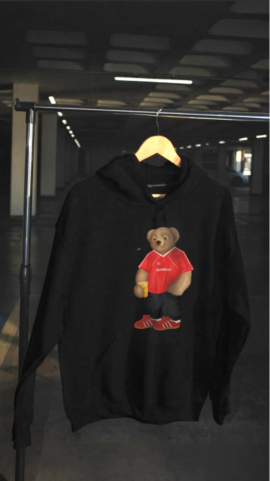 Ted’s Black Manchester United Hoodie