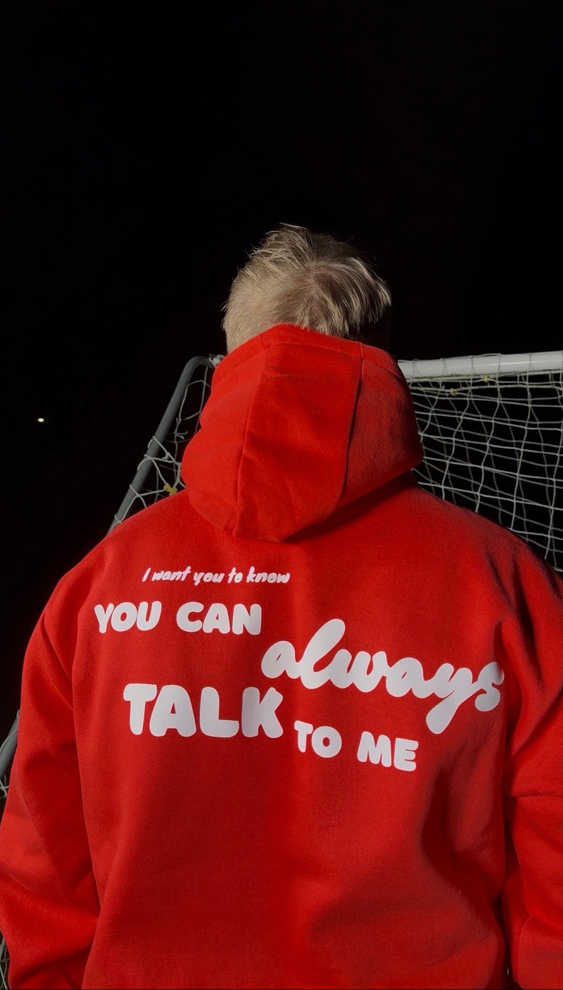 'You can always talk to me' Premium Hoodie